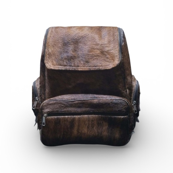 Brown Fur Men's Backpack